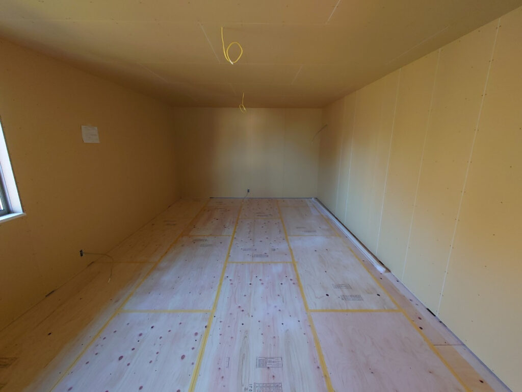 防音工事の室内