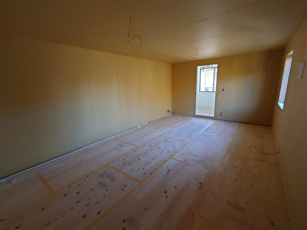 防音工事の室内