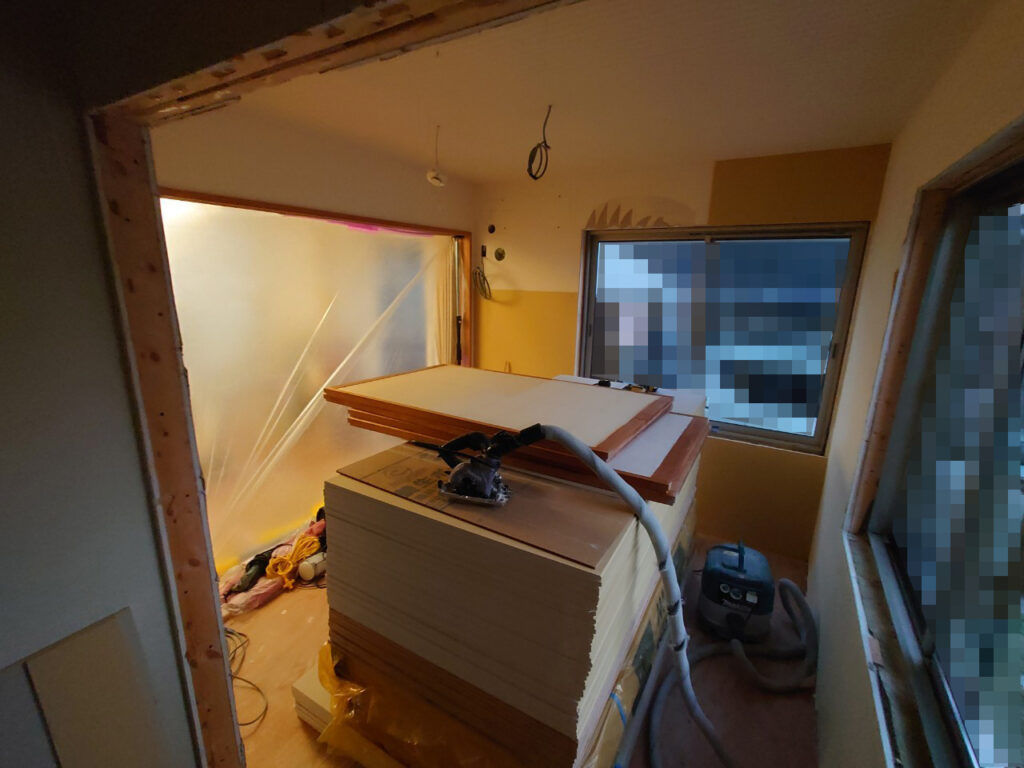 和室をピアノ防音室にリフォーム