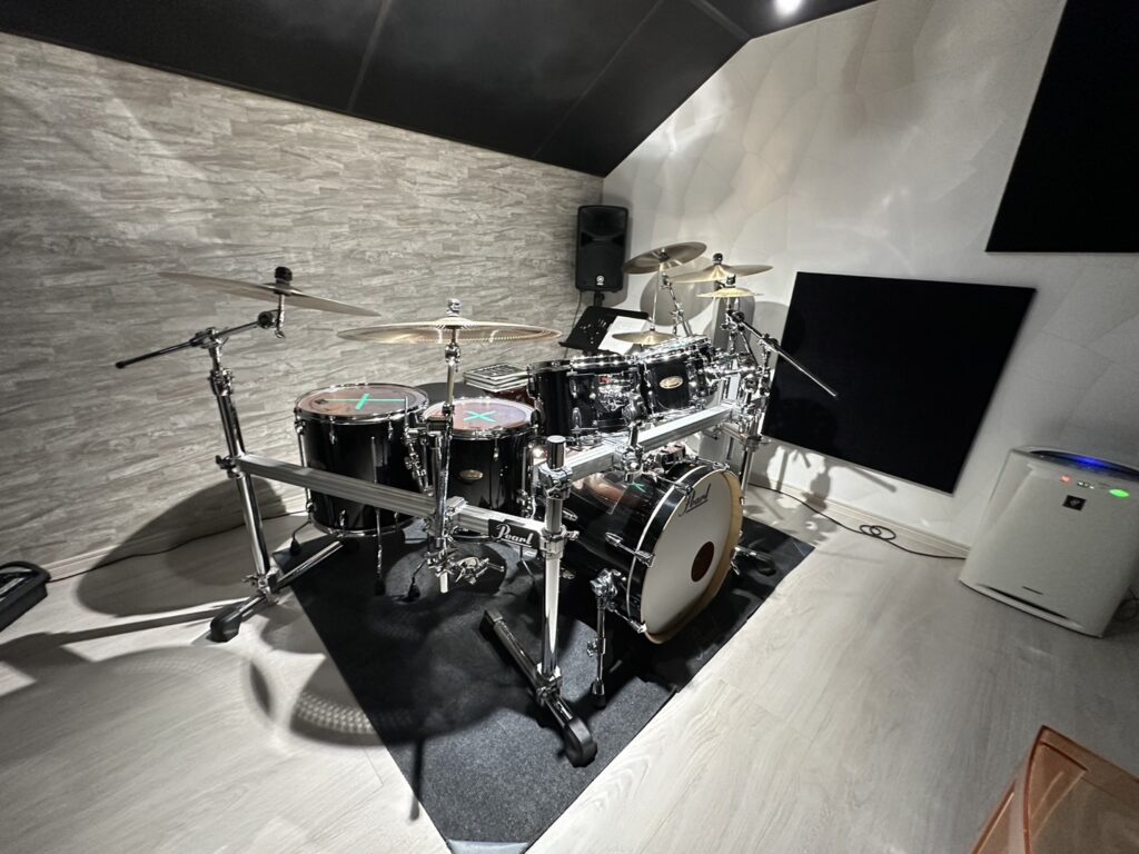 ドラム防音室の例